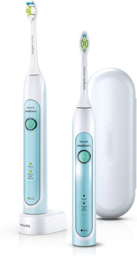 Philips Sonicare elektrische tandenborstel HealthyWhite duo HX6732 37 wit blauw