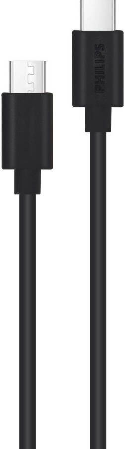 Philips USB-C naar USB-C Kabel DLC3104C 03 1.2 Meter Kabel Reservekabel Zwart