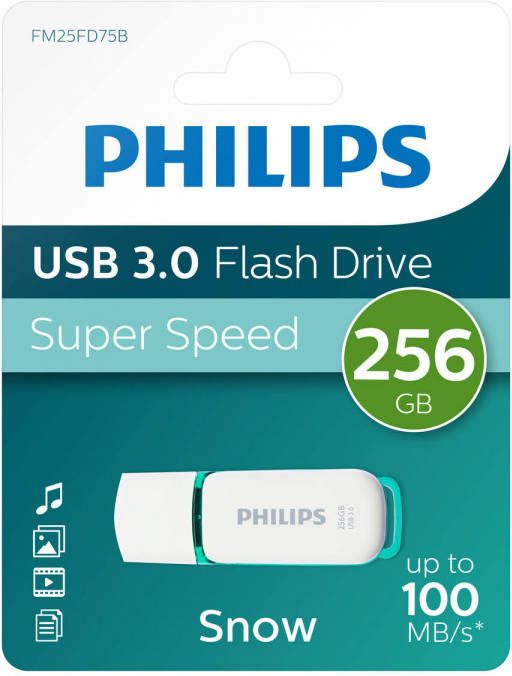 Philips USB stick 3.0 256GB Snow Groen FM25FD75B
