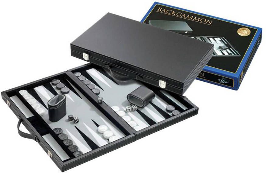 Philos Backgammon grijs groot 46 5x28cm