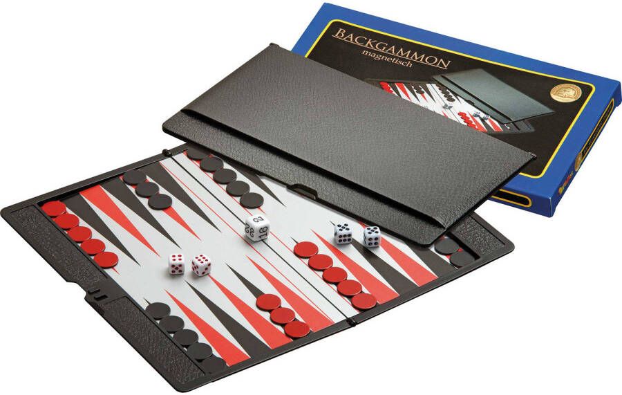 Philos Backgammon reisset magnetisch etui Backgammon reisset magnetisch etui