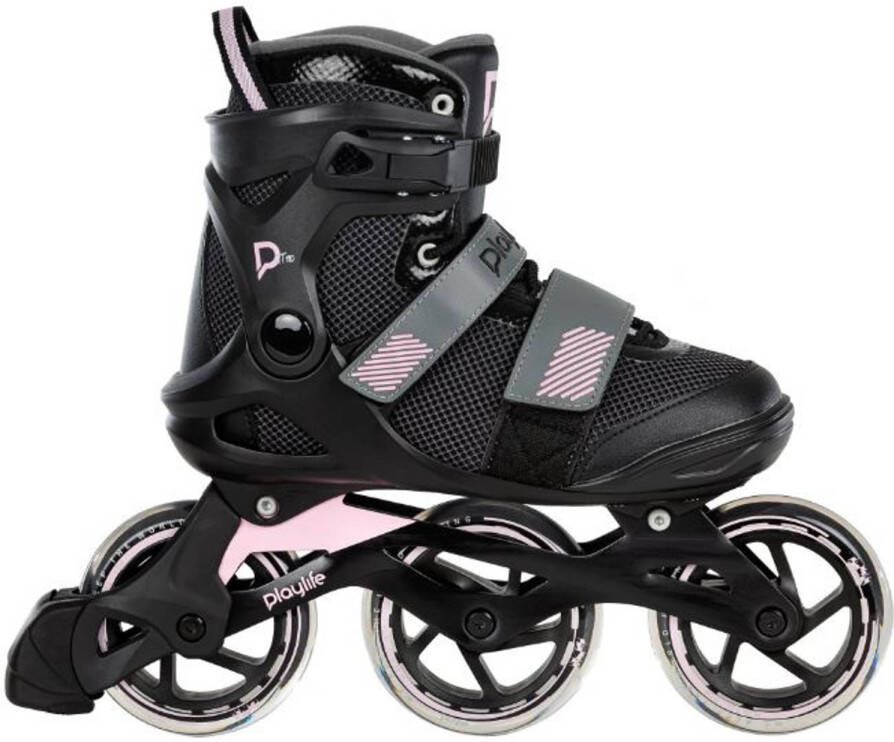 Playlife inlineskates Fitness GT 110 polyester 80A zwart roze mt 41