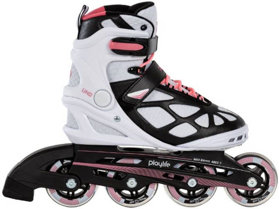 Playlife inline skates Uno Pink 80 softboot 82A roze