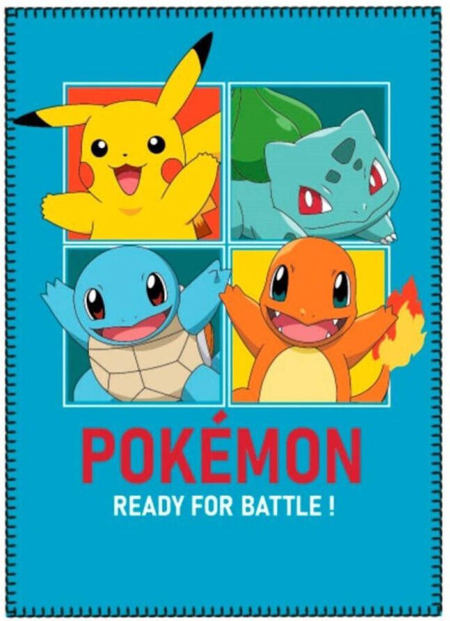 Pokémon Fleeceplaid Ready for Battle 140 x 100 cm Polyester