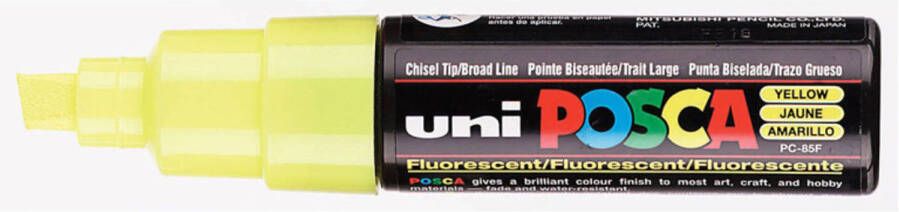 Posca uni-ball Paint Marker op waterbasis PC-8K geel