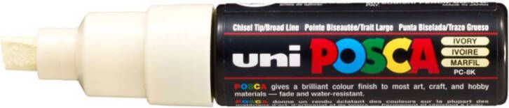 Posca uni-ball Paint Marker op waterbasis PC-8K ivoor