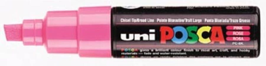 Posca uni-ball Paint Marker op waterbasis PC-8K roze