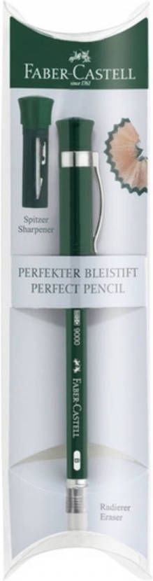 Faber Castell Potlood Faber-Castell 9000 Perfect Pencil in geschenketui