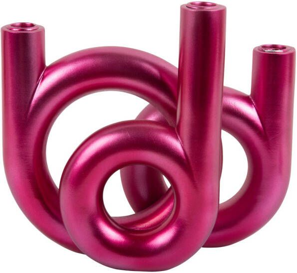 Present Time Kandelaar Rings Medium Metallic dark pink