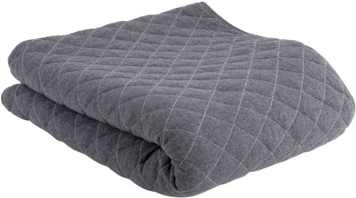 Present time Plaid Diamonds Quilted 170 x 130cm Zandbruin