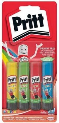 Pritt Lijmstift Kids Rainbow Stick 4 x 10g