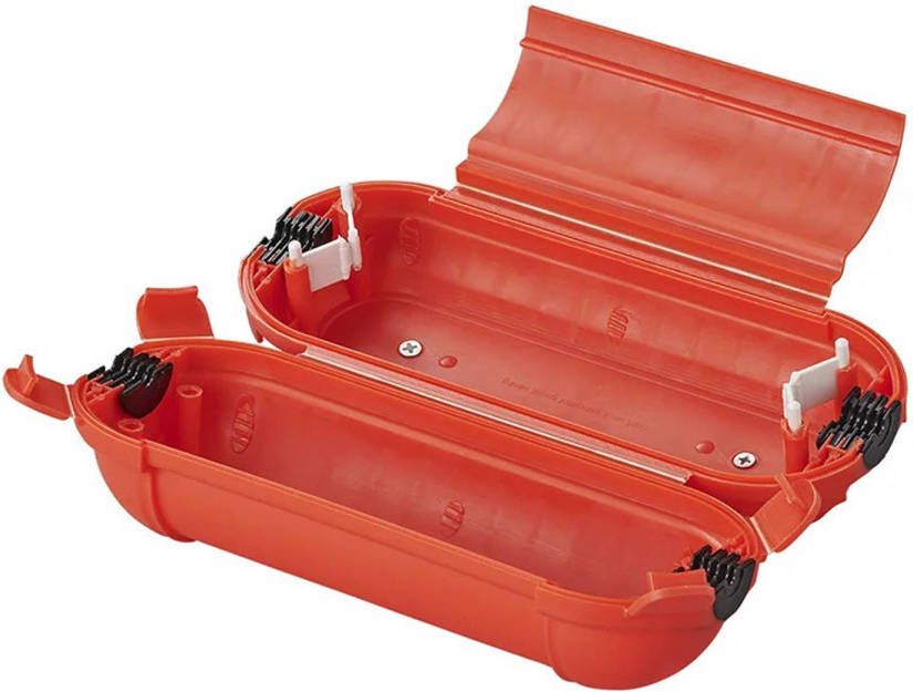 Pro Plus Stekkersafe veiligheidsbox bescherming stekkerverbindingen IP44 kunststof rood 21 x 8 x 8 5 cm Stekkersafe