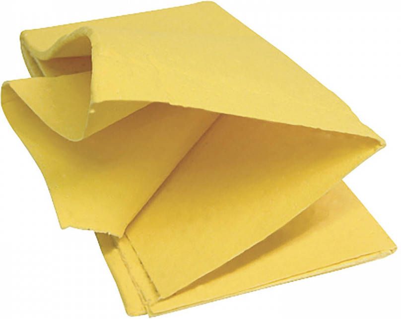 Protect zeem 40 x 35 cm synthetisch geel