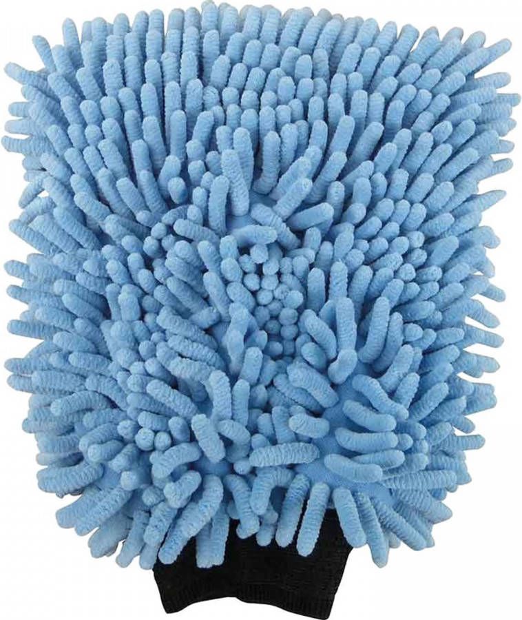 Protecton washandschoen microvezel 25 x 19 x 4 cm blauw