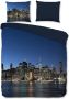 Pure Dekbedovertrek Micropercal NY City blauw 200x200 220cm - Thumbnail 3