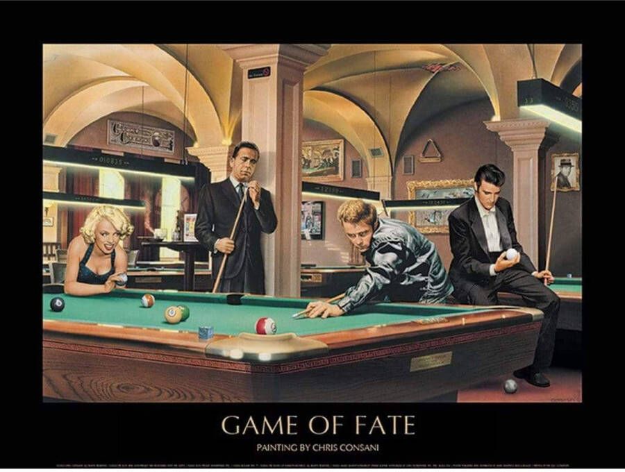 Pyramid Kunstdruk Game of Fate Chris Consani 80x60cm