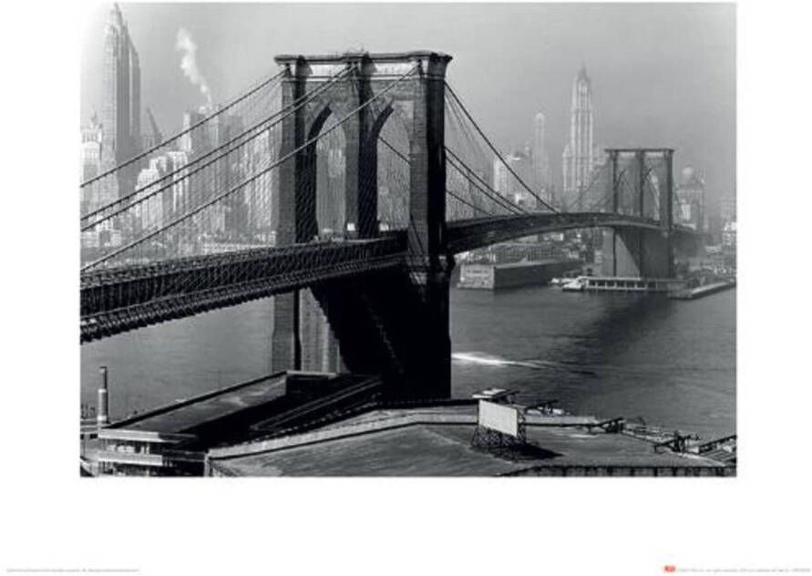 Merkloos Kunstdruk Time Life Brooklyn Bride New York 1946 40x50cm