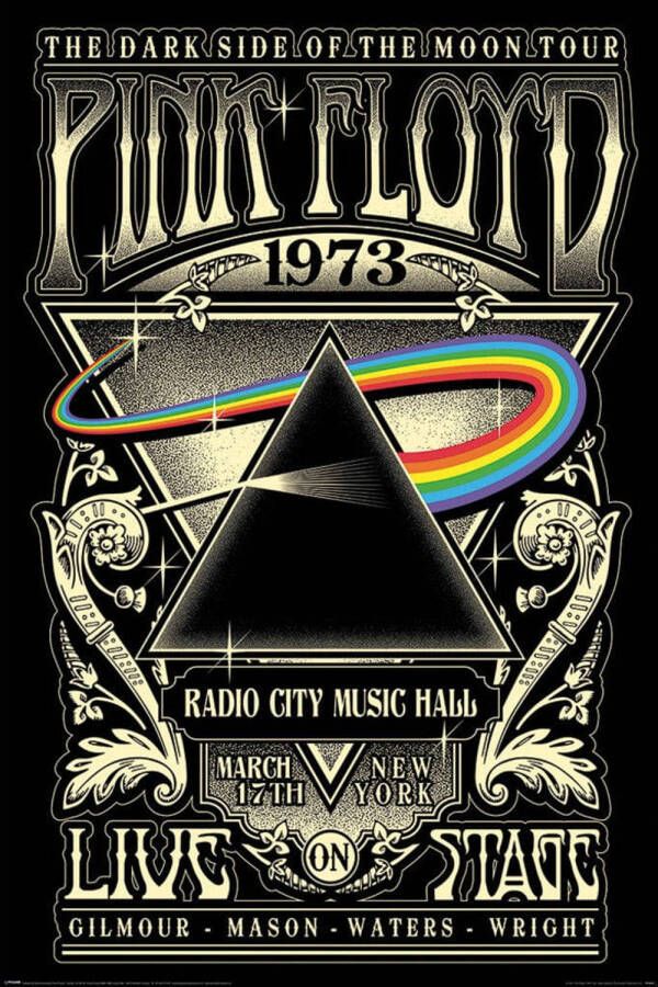 Pyramid Pink Floyd 1973 Poster 61x91 5cm