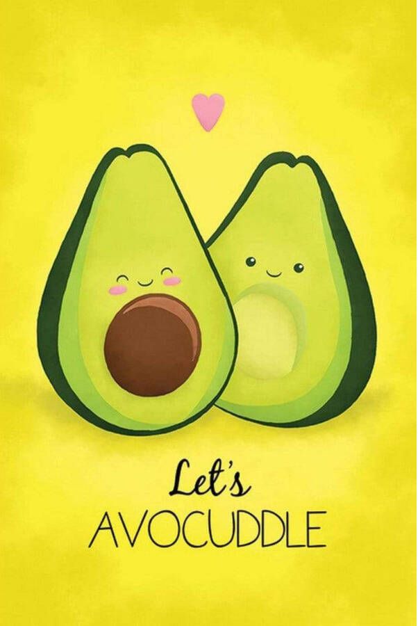 Pyramid Poster Avocado Lets Avocuddle 61x91 5cm