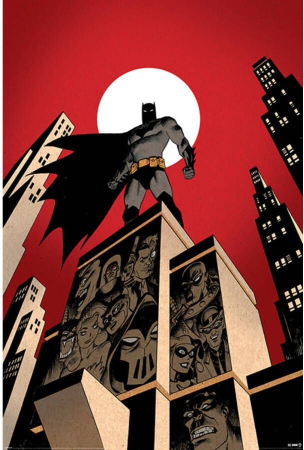 Pyramid Poster Batman Villain Skyline 61x91 5cm