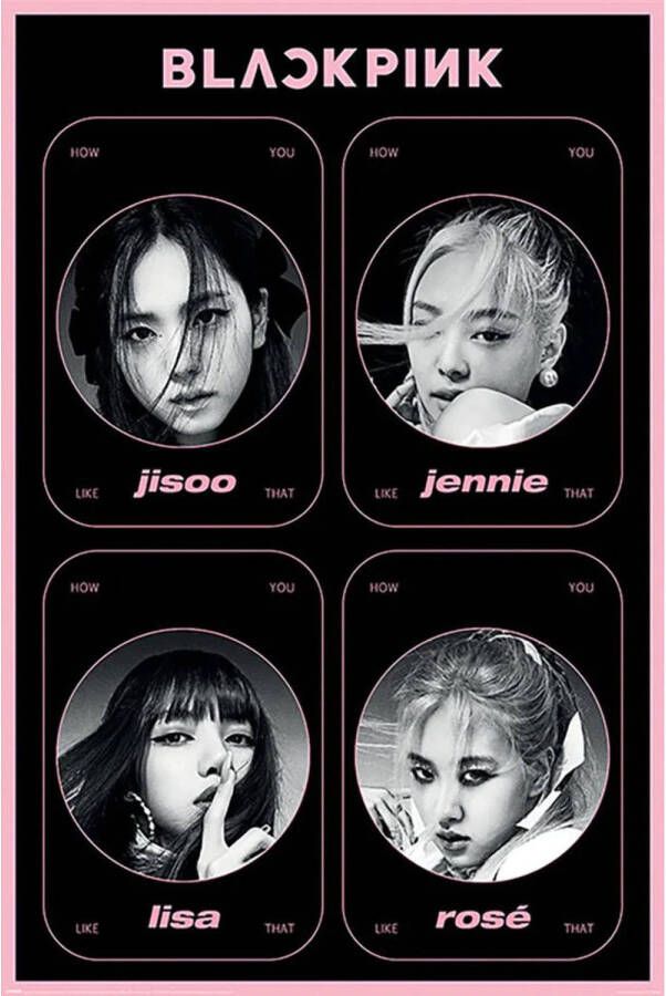 Pyramid Poster Black Pink How You Like That 61x91 5cm