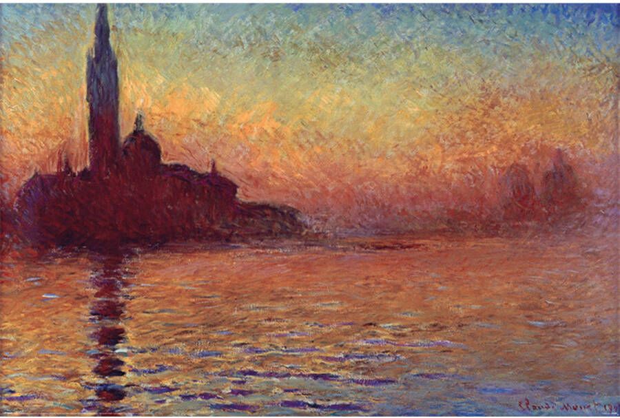 Pyramid Poster Claude Monet San Giorgio Maggiore at Dusk 91 5x61cm