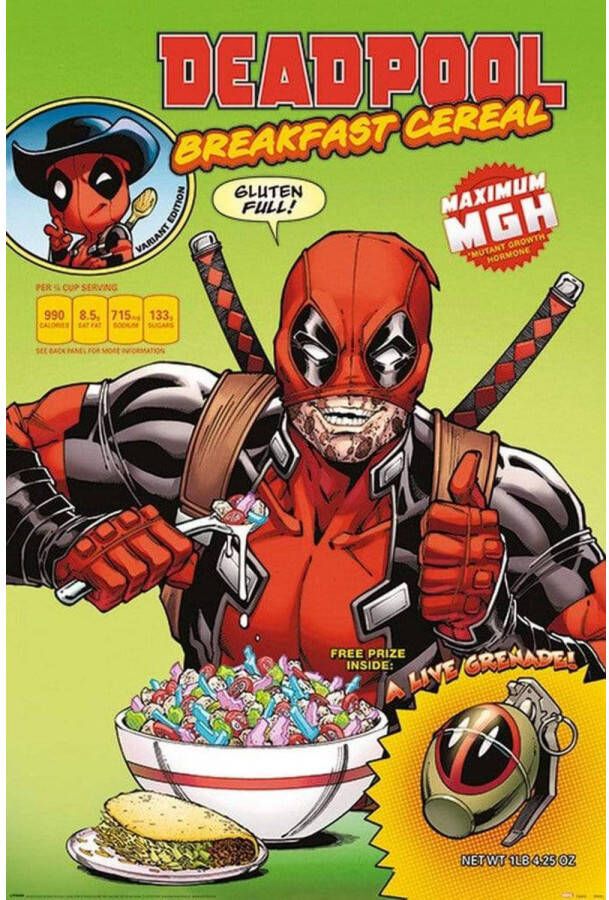 Pyramid Poster Deadpool Cereal 61x91 5cm