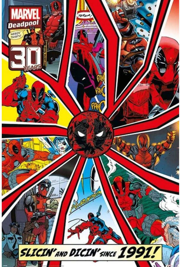 Pyramid Poster Deadpool Shattered 61x91 5cm