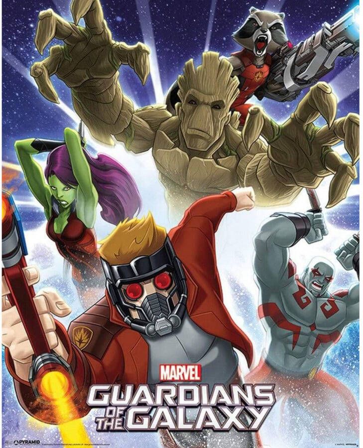 Pyramid Poster Guardians Of The Galaxy Burst 40x50cm