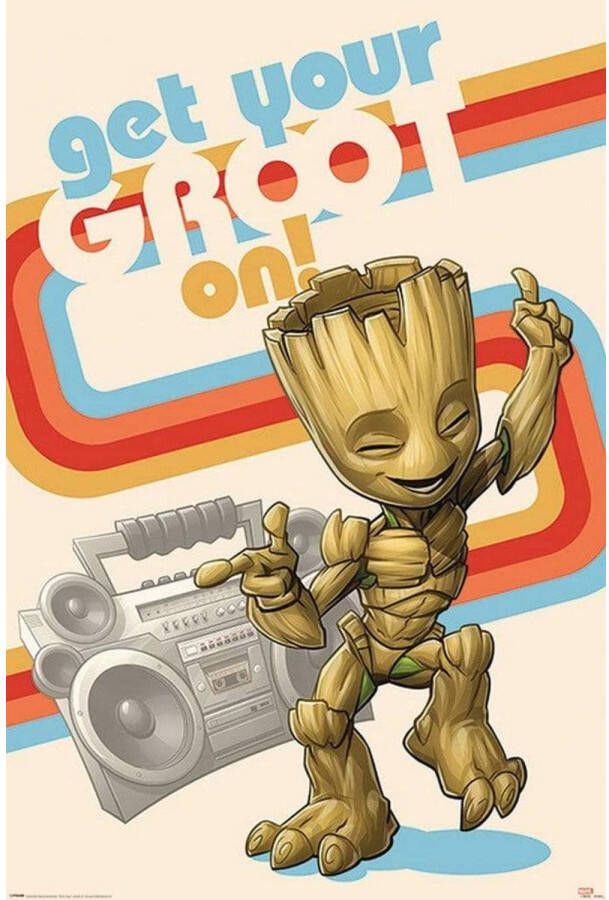 Pyramid Poster Guardians of the Galaxy Get Your Groot On 61x91 5cm