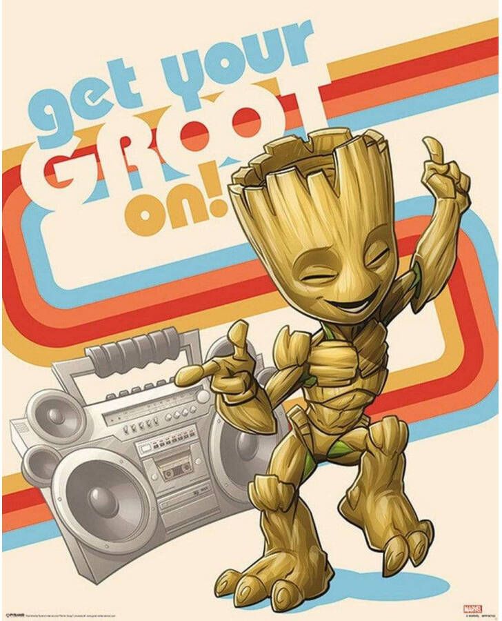 Pyramid Poster Guardians of the Galaxy Vol 2 Get Your Groot On 40x50cm