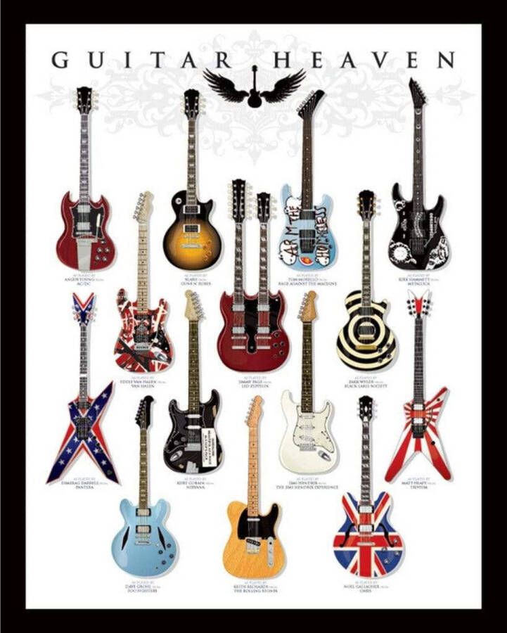 Pyramid Poster Guitar Heaven 40x50cm