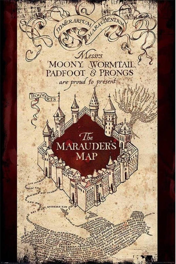 Pyramid Poster Harry Potter The Marauders Map 61x91 5cm