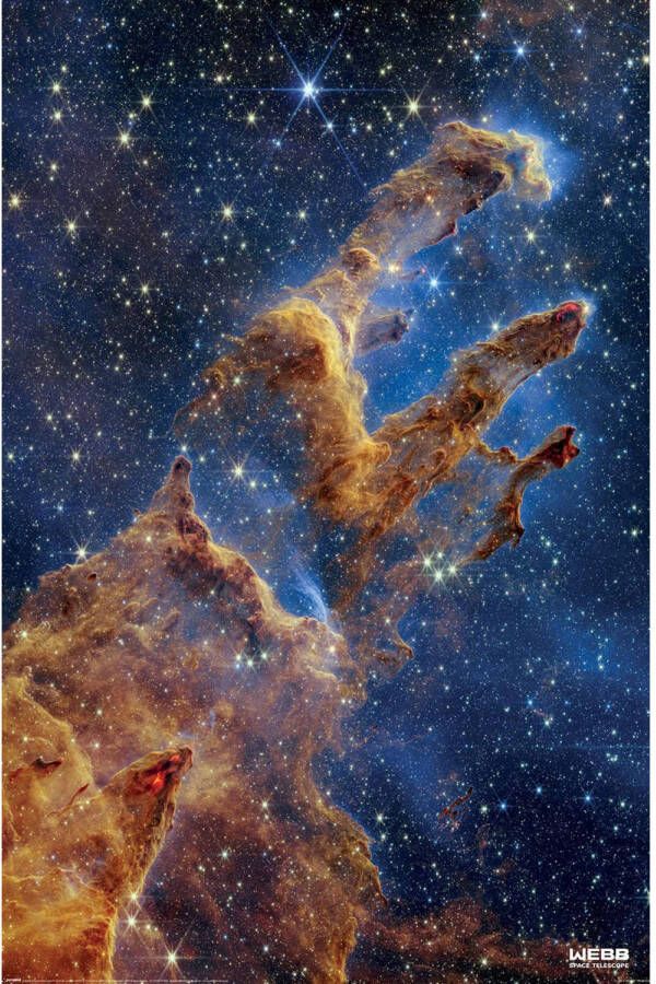 Pyramid Poster James Webb Pillars of Creation 61x91 5cm