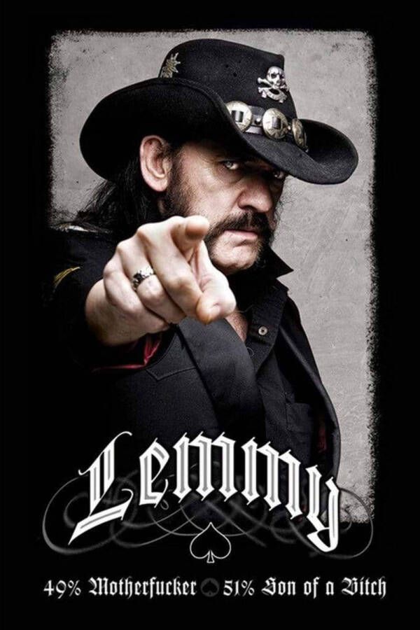 Pyramid Poster Lemmy 49 Mofo 61x91 5cm