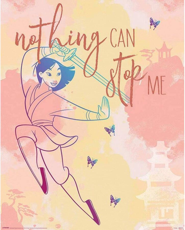 Pyramid Poster Mulan Nothing Can Stop Me 40x50cm