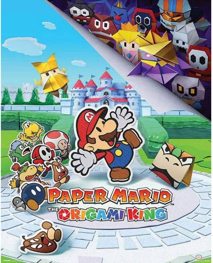 Pyramid Poster Paper Mario The Origami King 40x50cm