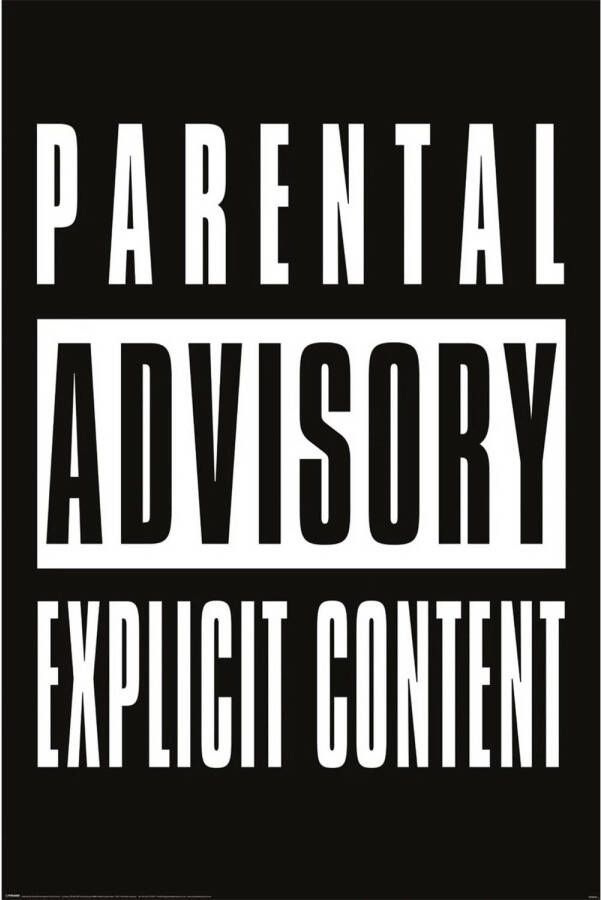 Pyramid Poster Parental Advisory Explicit Content 61x91 5cm