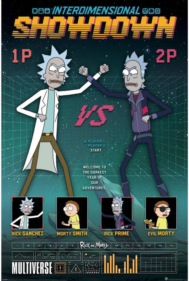 Pyramid Poster Rick and Morty Showdown 61x91 5cm