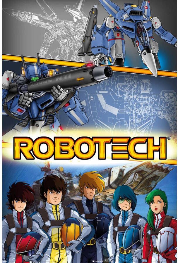 Pyramid Poster Robotech Vf Crew 61x91 5cm