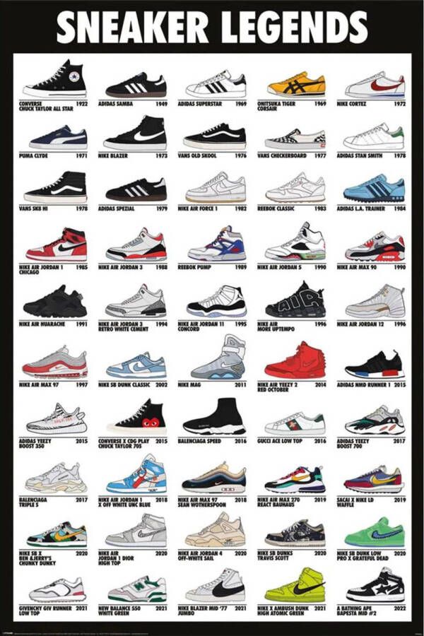 Pyramid Poster Sneaker Legends 61x91 5cm