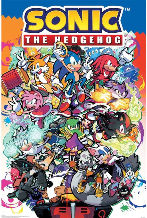 Pyramid Poster Sonic the Hedgehog Comic Characters 61x91 5cm