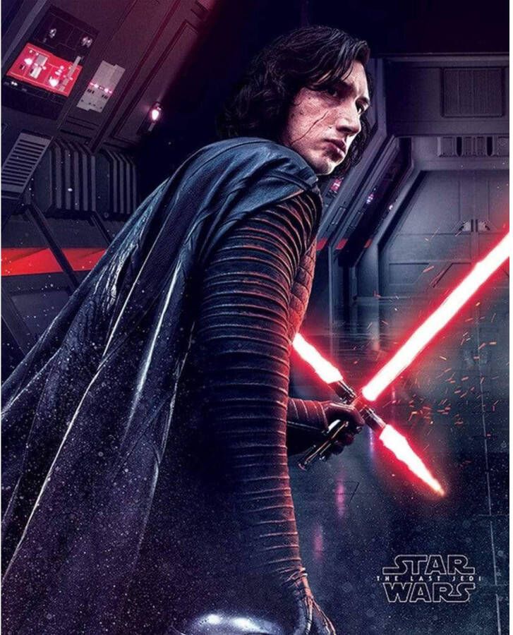 Pyramid Poster Star Wars the Last Jedi Kylo Ren Rage 40x50cm