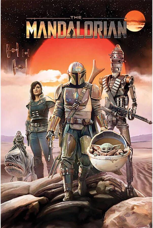 Pyramid Poster Star Wars the Mandalorian Group 61x91 5cm