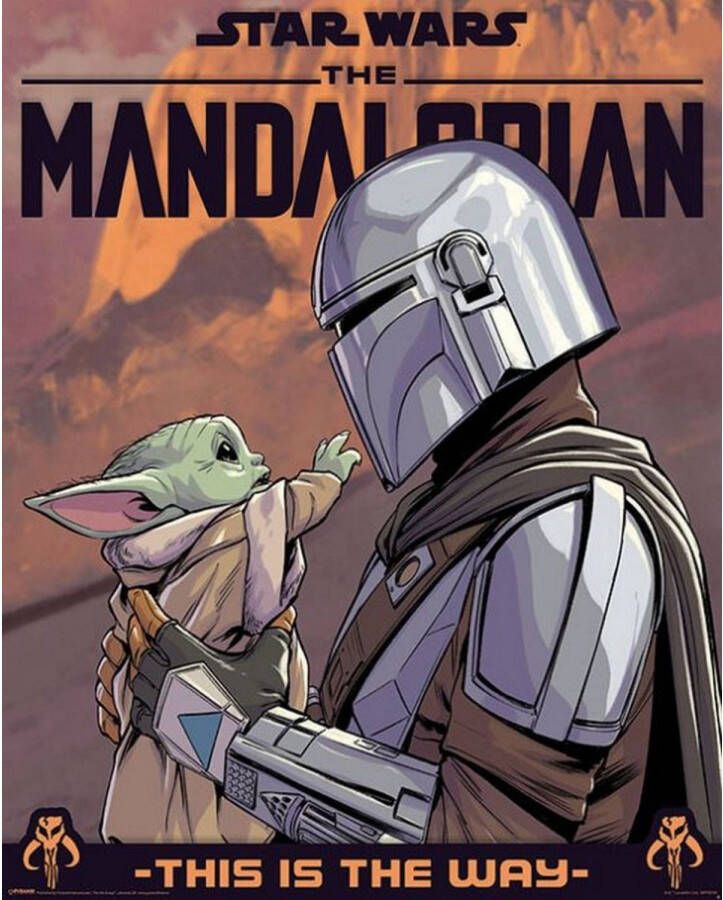 Pyramid Poster Star Wars The Mandalorian Hello Little One 40x50cm