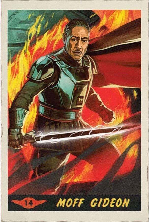 Pyramid Poster Star Wars The Mandalorian Moff Gideon Card 61x91 5cm