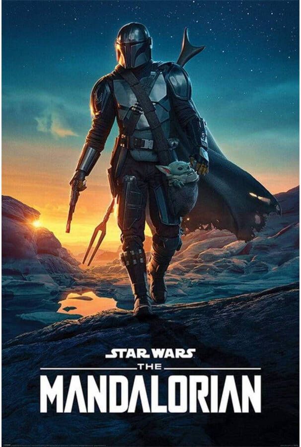 Pyramid Poster Star Wars The Mandalorian Nightfall 61x91 5cm