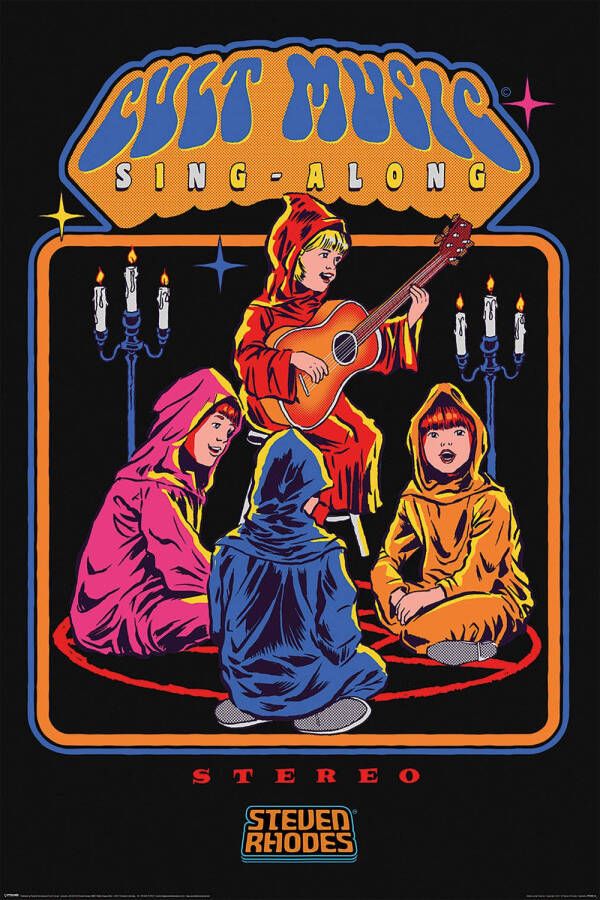 Pyramid Poster Steven Rhodes Cult Music Sing-Along 61x91 5cm