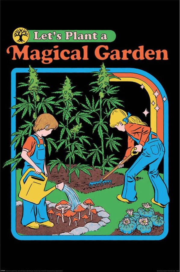 Pyramid Poster Steven Rhodes Let&apos;s Plant A Magical Garden 61x91 5cm