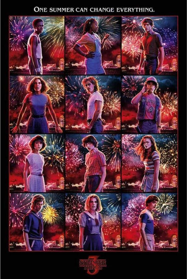 Pyramid Poster Stranger Things Character Montage 61x91 5cm